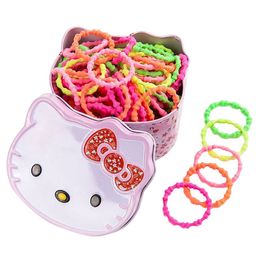 Shining Diva Fashion Girls Set Of 100 Ponytail Holders-23