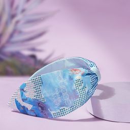 HAIR DRAMA COMPANY Girls Blue & White Embellished Hairband-image-84