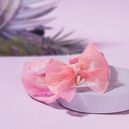 HAIR DRAMA CO. Girls Pink & White Embellished Hairband-image-88