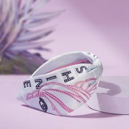HAIR DRAMA COMPANY Girls Pink & White Embellished Hairband-image-87