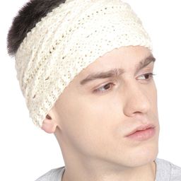 Magic Needles Men Self-Design Knitted Headband-image-41
