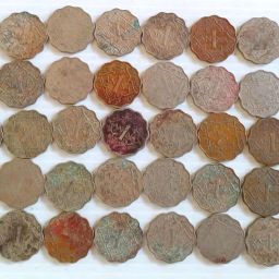 50 COINS LOT - BRITISH INDIA - 1 ANNA - GEORGE VI - ( 1939 - 1947 ) Medieval Coin Collection-picture-37