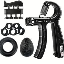 Adjustable Strengthener Kit Forearm Muscle, Grip Training, Stress Relief Fitness Accessory Kit Kit-image-73