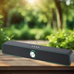 SACRO Bluetooth Soundbar Speaker with Dynamic Bass, for All SmartPhone/TV/Laptop R377 20 W Bluetooth Laptop/Desktop Speaker-image-96