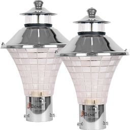 Garden Light Nice RG 18 Cm (Pack Of 2 Pcs) Gate Light Outdoor Lamp-image-33