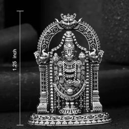 Balaji Silver Idol Hollow Decorative Showpiece-4.5 cm-image-7