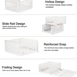 novatic Book Shelf Rack Stand for Home Library Multipurpose Storage Organizer Plastic Open Book Shelf image 4
