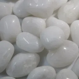 White Polished Decorative Stones Polished Round Marble Stone-picture-33