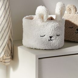 H&M Boys White Teddy Storage Basket-image-24