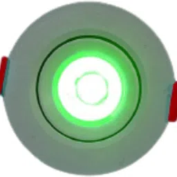 3 Watts Round LED Ceiling COB Spot Light (Green ) pack of 1 Recessed Ceiling Lamp-13