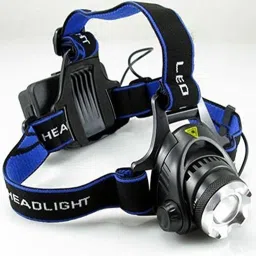 Headlamp Headlight Weatherproof LED Flash Light with 2 4800Ah Rechargeable Battery LED Headlamp-picture-10