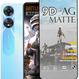 FAIYER BEAT Tempered Glass Guard for Premium matte Tempered Glass For oppo A78 5g(matte finish,Pack Of 1) Advanced gaming matte Full Screen Coverage Screen Protector for oppo A78 5g-image-1