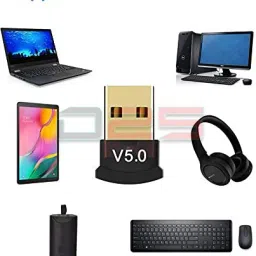D25 Plug&Play USB Wireless Bluetooth Dongle Adapter V5.0 Supports Computer headset USB Adapter image 3