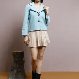 athena Women Solid Single Breasted Casual Blazer-picture-15