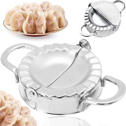 Cold Kitchen Dumpling Momos Ghughra Samosa karanji Gujiya Mould Dough Press Maker Manual Dough Press-25