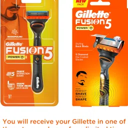 gillette Fusion Power Razor for men | With Beard Shaping back blades, Men image 3
