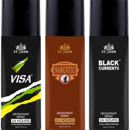 Deodorant Limited Edition Narcotic Black Current & Visa | 24 Hr Long Lasting Deo Deodorant Spray - For Men-60