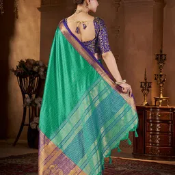 Pandadi Saree Woven Design Zari Saree image 3