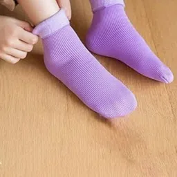 BAESD Girls Ankle Length Fleece Socks-image-6