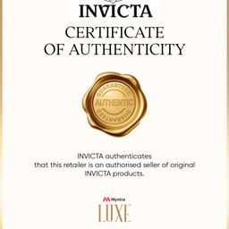 Invicta Unisex Patterned Dial & Stainless Steel Straps Analogue Watch 25515 image 2