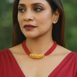 NINAMAAYRA Brass Gold-Plated Necklace-picture-25