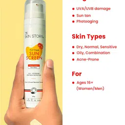 THE SKIN STORY Moringa Sunscreen SPF 50+ PA+++- 40 g image 5