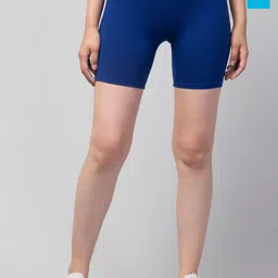 CKARFE Women Pack Of 2 Skinny Fit Cycling Sports Shorts-picture-40