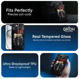 QRIOH Quirky Printed iPhone 16 Pro Back Case Mobile Accessories image 2