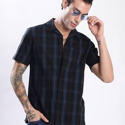 Bene Kleed Men Tartan Checks Checked Regular Fit Opaque Casual Shirt-picture-28