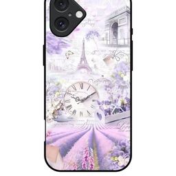 QRIOH Floral Printed iPhone 16 Plus Back Case Mobile Accessories-picture-31