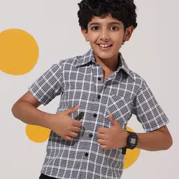 Cherry & Jerry Boys Classic Checked Casual Shirt-image-80