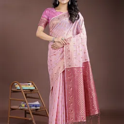 LeeliPeeri Designer Woven Design Zari Saree-image-88