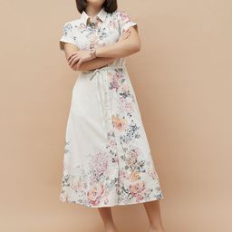 CODE by Lifestyle Women Floral Print Shirt Midi Dress-picture-25
