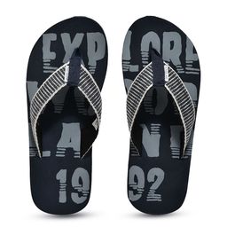 Woodland Men Printed Thong Flip-Flops-35