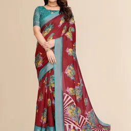 Moda Rapido Women Floral Printed Saree-picture-31