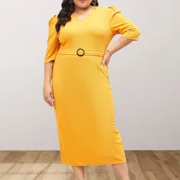 Sztori Women Sheath Midi Dress-picture-13