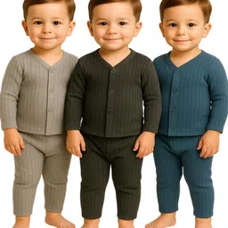 CORTICA Boys Multicoloured Wool Blend Clothing Set-picture-2