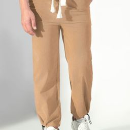SHOWOFFFF Men Comfort Corduroy Jogger Low-Rise Cotton Trouser-picture-41