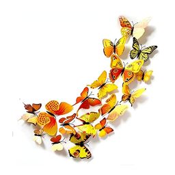 INDIAN ROYALS Yellow & Orange Printed Self-Adhesive & Durable Wall Sticker-image-64