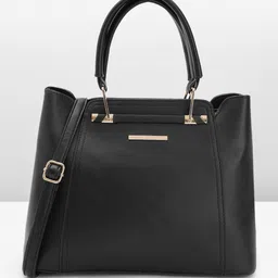 French Connection Structured Handheld Bag with Detachable Sling Strap image 3