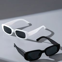 FUNGLASSES Unisex Rectangle Sunglasses with UV Protected Lens-picture-17
