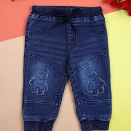 V-Mart Kids Cotton Light Fade Jogger Stretchable Jeans-picture-41