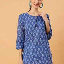 NEESH Floral Printed Pure Cotton Kurti-picture-54