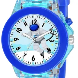 ON TIME OCTUS Boys Printed Dial Led Analogue Watch KD-036 BLUE SPACE image 2