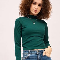 Mayra Women High Neck Crop Top-image-96