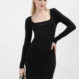 Tommy Hilfiger Square Neck Bodycon Dress-picture-34