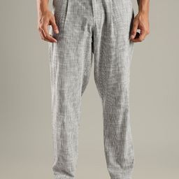 Thomas Scott Men Smart Straight Fit Pleated Linen Trouser-picture-34