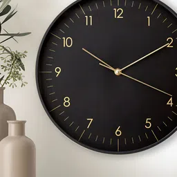 Home Centre Casablanca Pulse Black & White Contemporary Wall Clock-image-52
