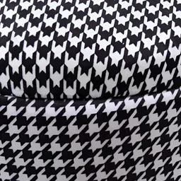 Shadowkart Set Of 2 Black & White Sitting Mudda Puffy Stool Ottomans image 4