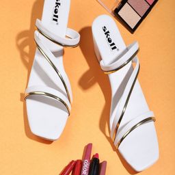 SKOLL Striped Block Sandals-image-46